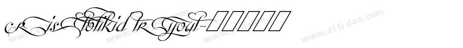 CristoLikid Tryout字体转换